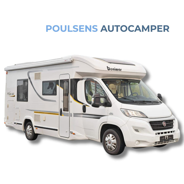 Benimar Mileo 282 – Half‑integraal camper (2017, gebruikt – 58 300 km)