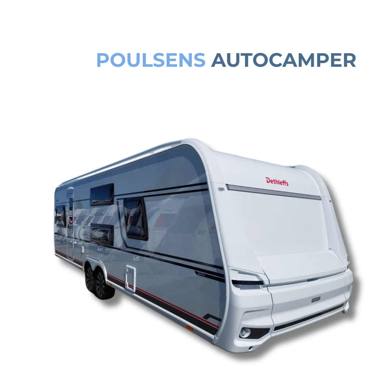 Vue extérieure de la Dethleffs Camper 730 FKR SNOW 2026