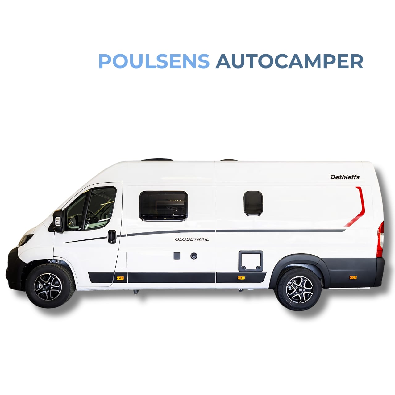 Vue extérieure du camping-car urbain Dethleffs Globetrail 640 ES 2026 avec design moderne et jantes alliage