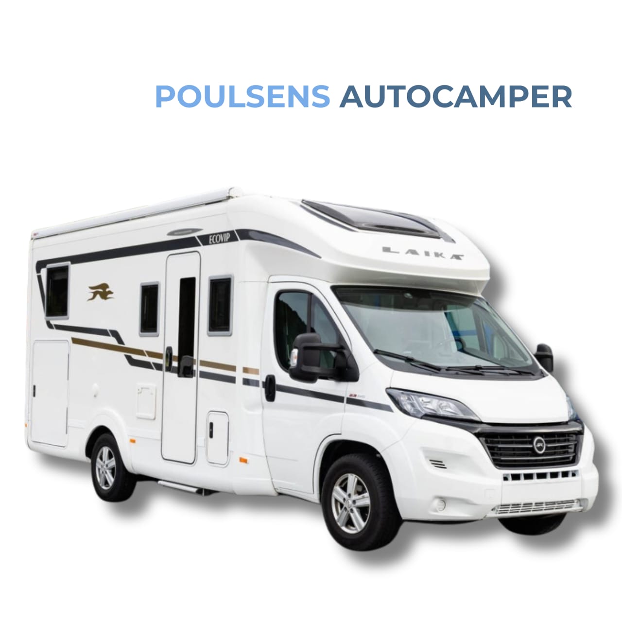 Vue extérieure avant du camping‑car semi‑intégré Laika Ecovip 3019 2021 d’occasion