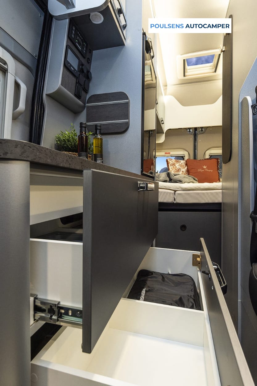 Weinsberg CARABUS GREY EDITION FIRE 600 MQH – Stedelijke campervan (2026)